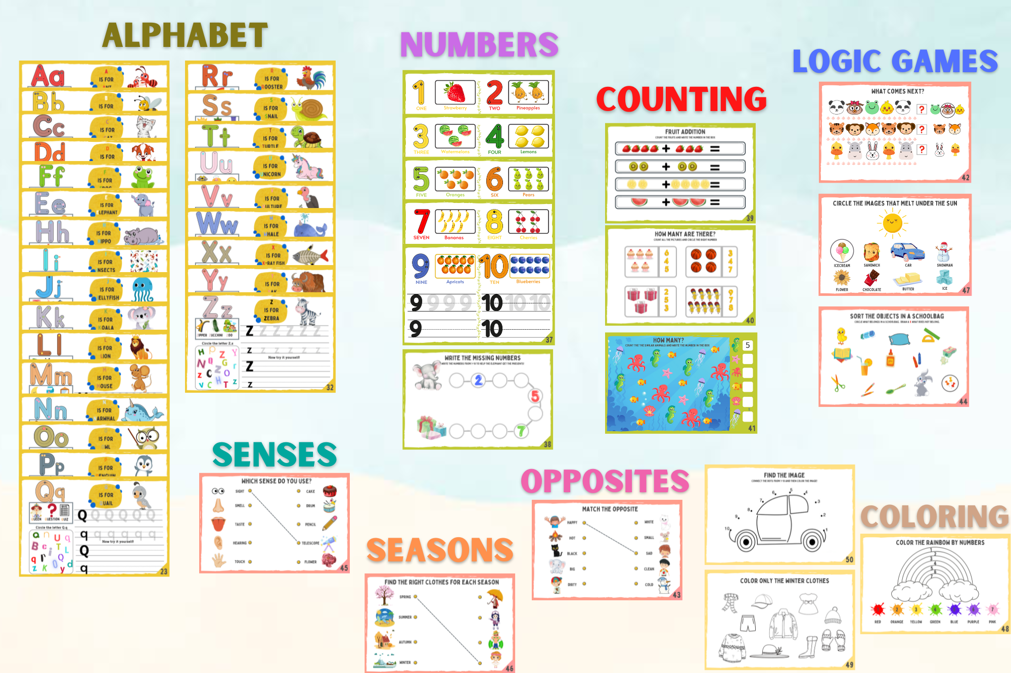 Child happily engaged with the learning book